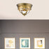 Flush Fitting Luminaire In Brass LL00082